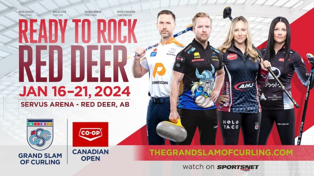 Grand Slam of Curling Rocks Red Deer, AB for the Coop Canadian Open